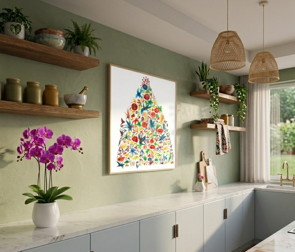 All the Flowers Modern Wall Art Print
