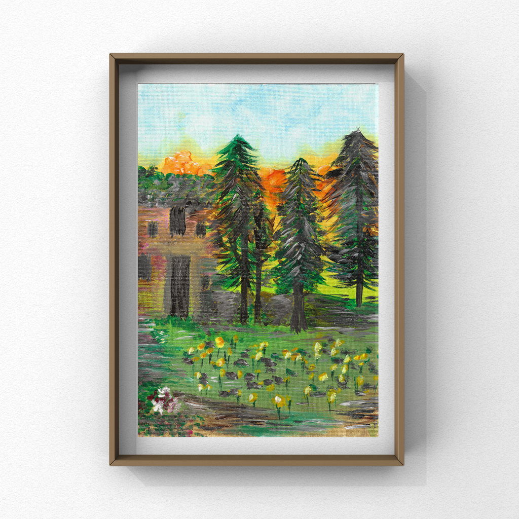 The Castle Canvas Wall Art Print