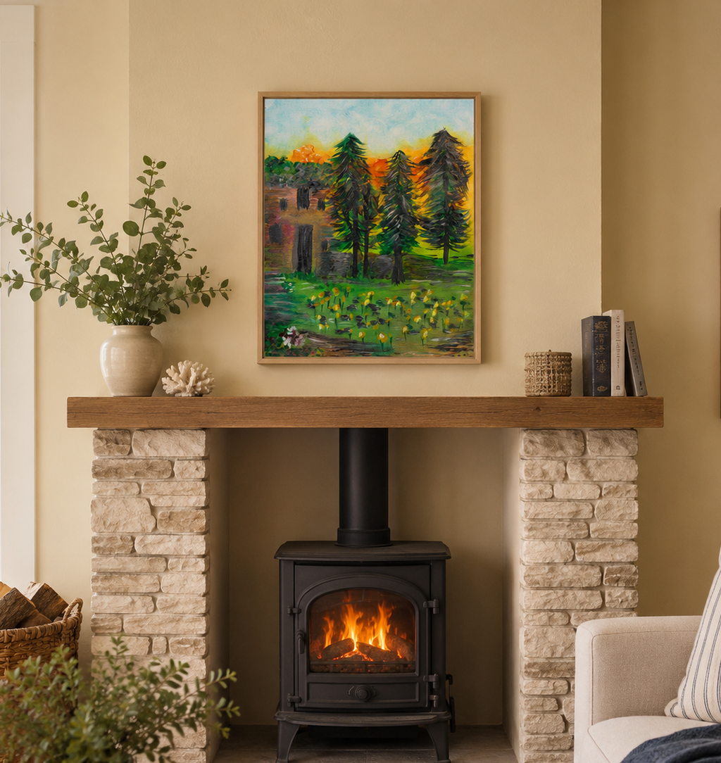 The Castle Canvas Wall Art Print