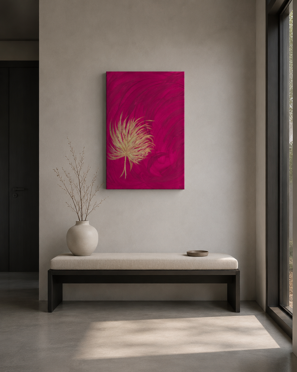 Memories of Gold Canvas Wall Art Print