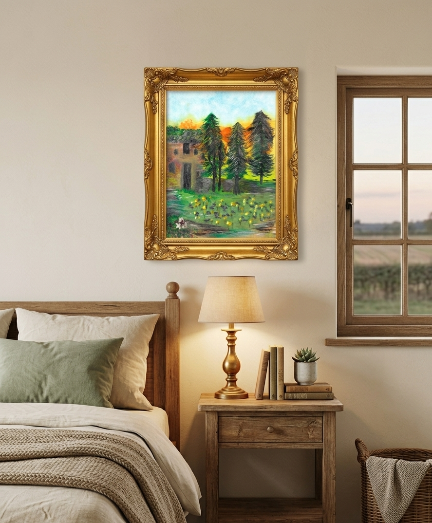 The Castle Canvas Wall Art Print