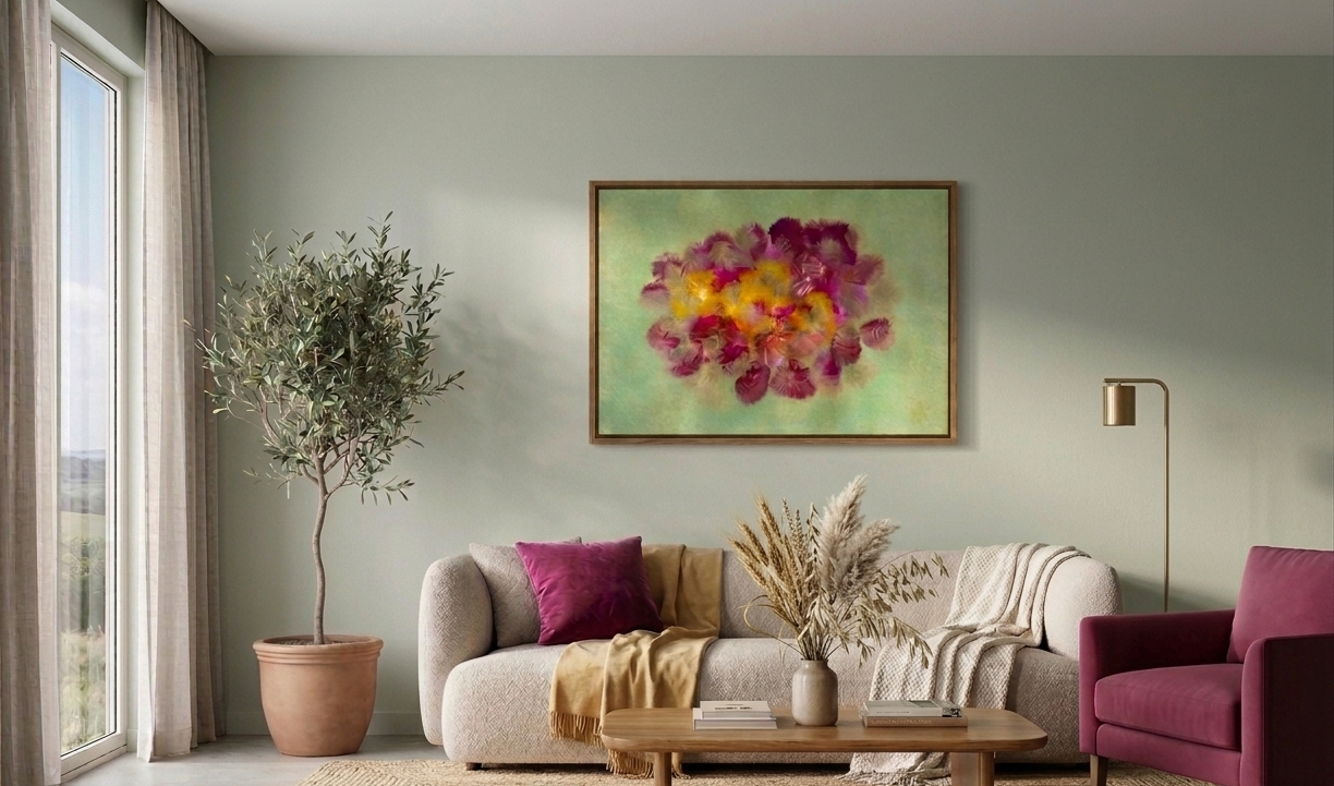 Vintage Florals Canvas Wall Art Print
