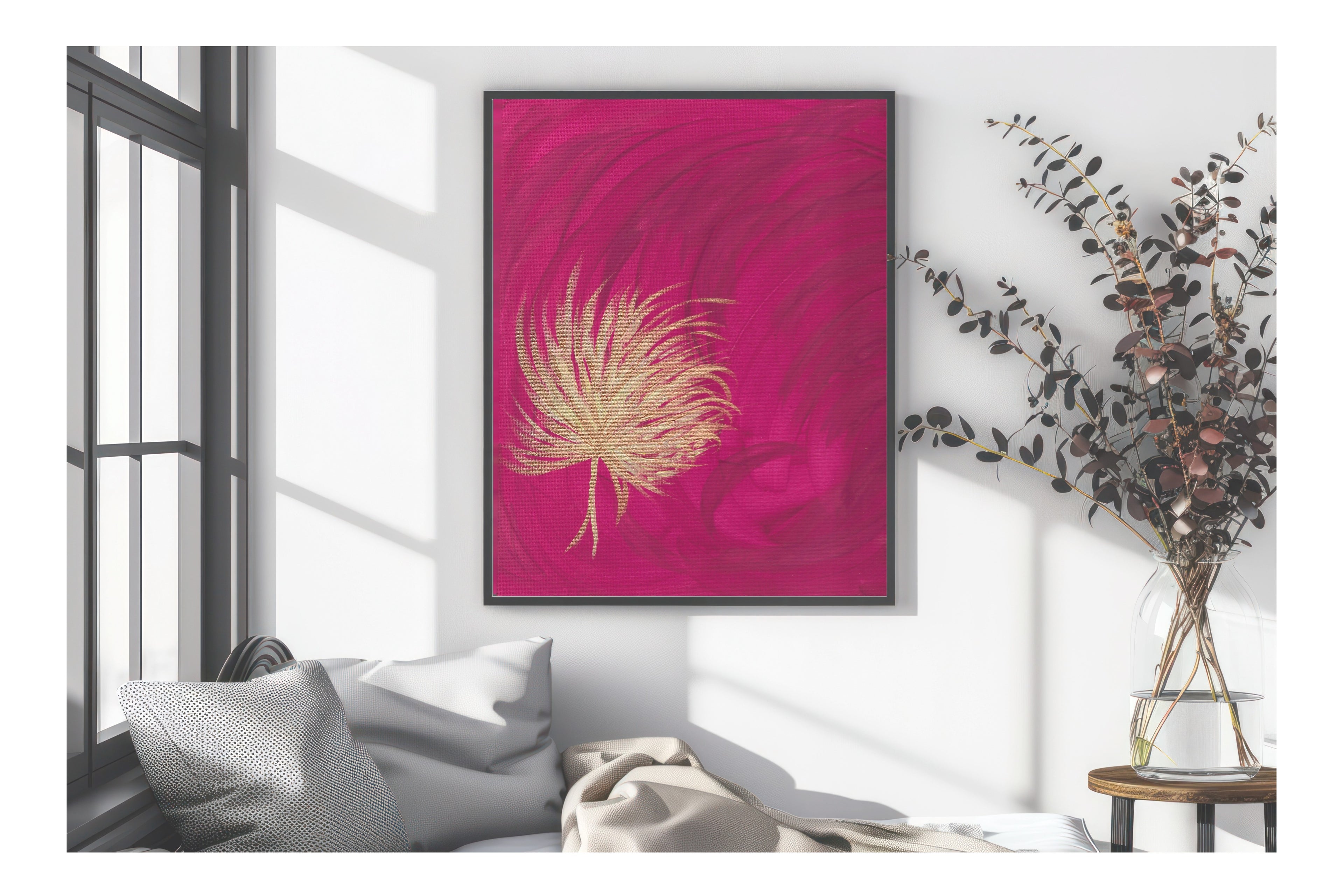 Memories of Gold Canvas Wall Art Print