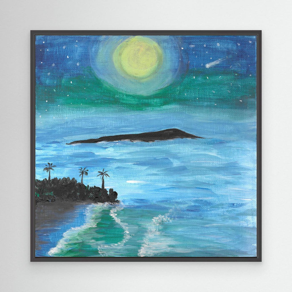 Evening Ocean - Canvas Wall Art Print | Coastal Landscape