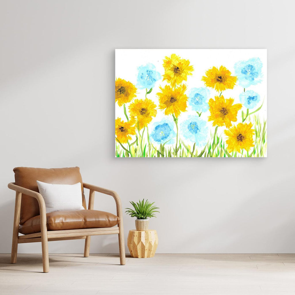 Summer Meadow - Canvas Wall Art Print | English Countryside