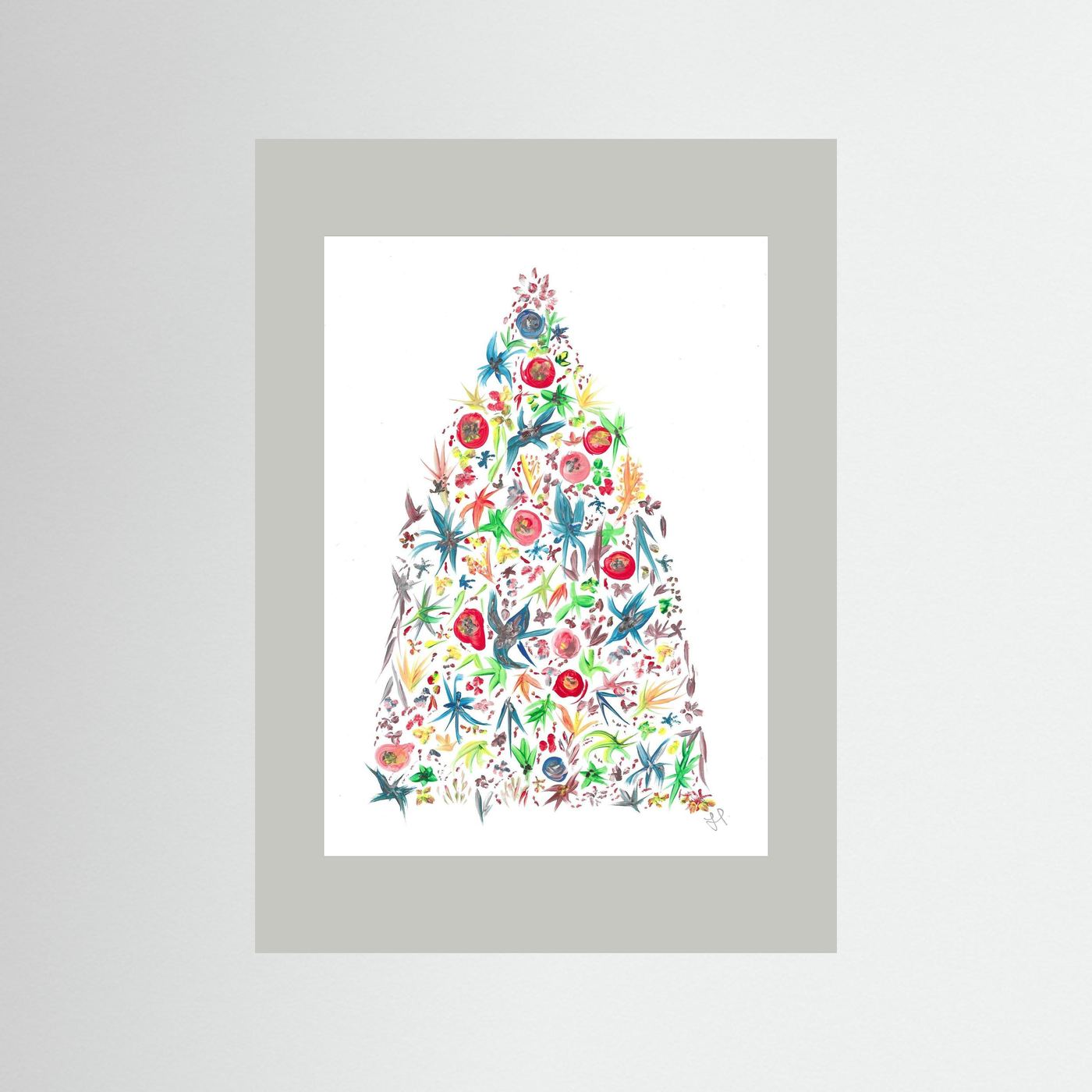 All the Flowers - Modern Wall Art Print | Floral Fusion